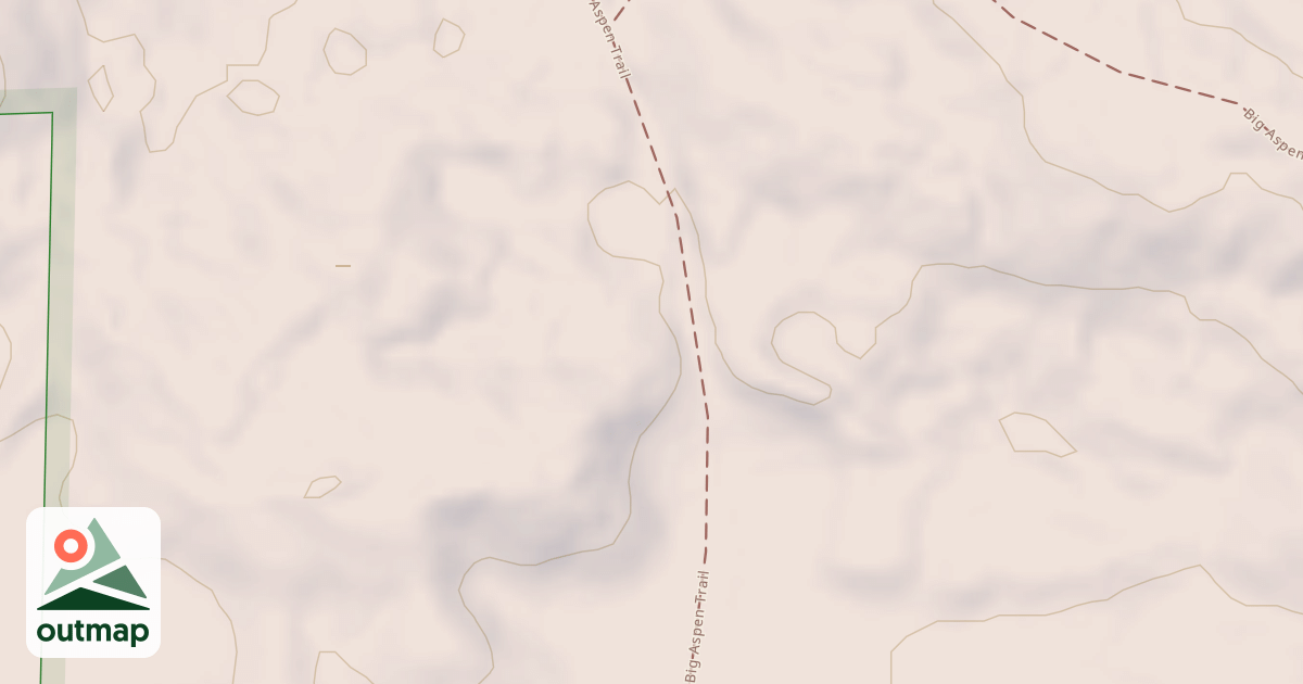 Map of Big Aspen Spur B