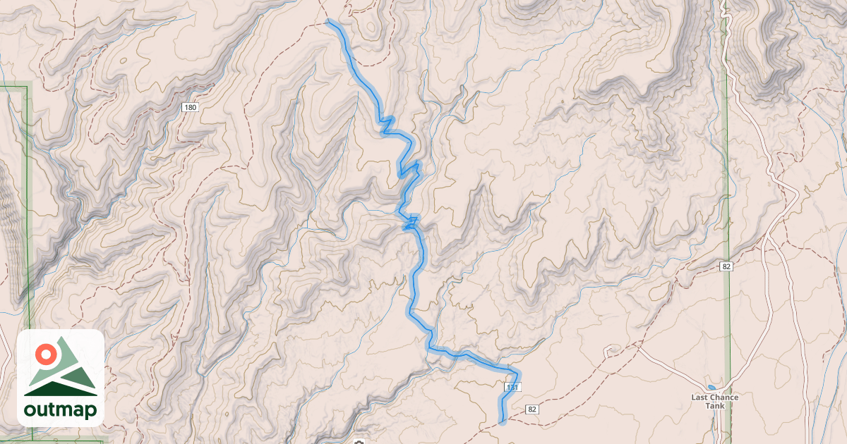 Map of Thumper Trail