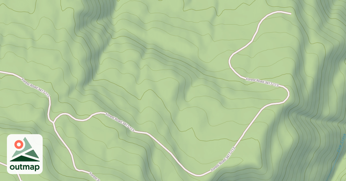 Map of USFS National Forest System Roads {55294100-5110-40BE-82E9-FEB15201A9E6}