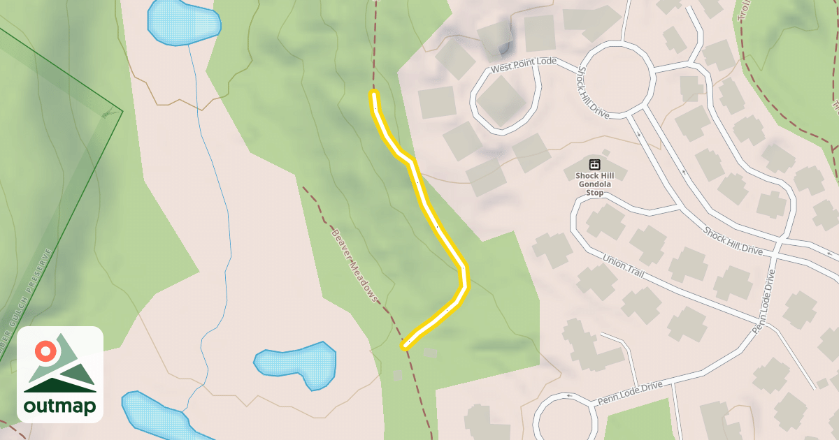 Map of Shock Hill