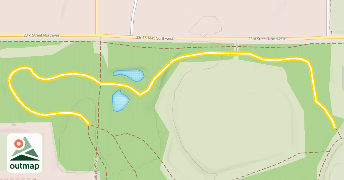 Map of Montebello Trail