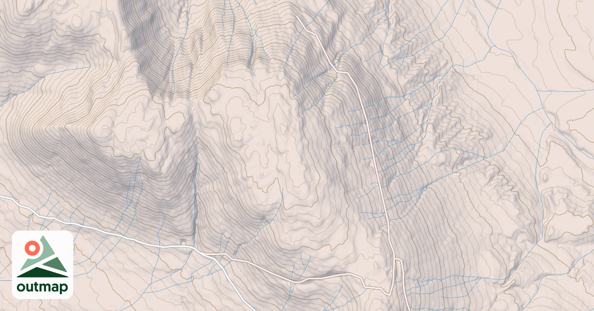 Map of GREBBERG RIDGE