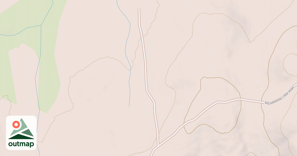 Map of BIG MEADOW CREEK