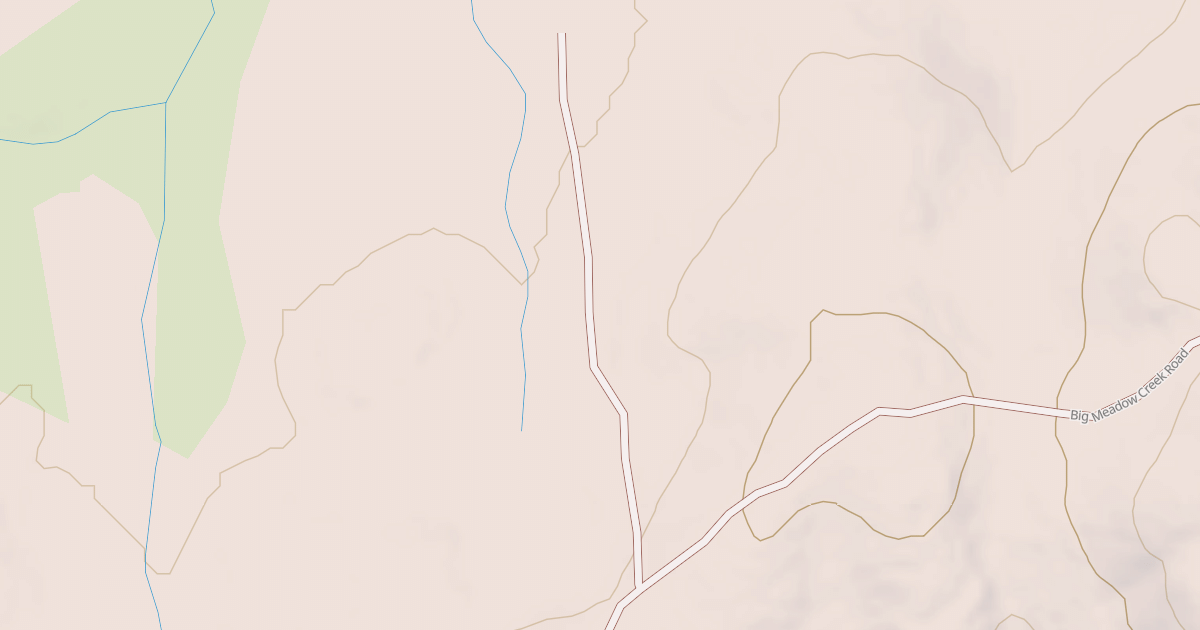 Map preview of BIG MEADOW CREEK