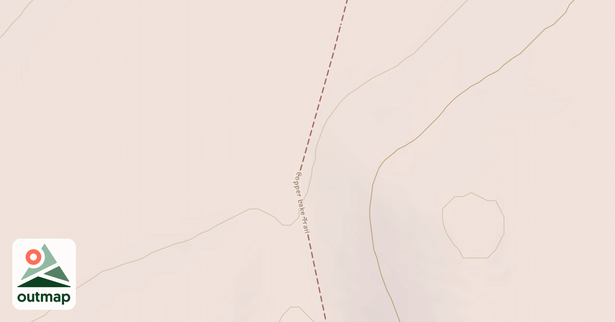 Map of Copper Lake Trail
