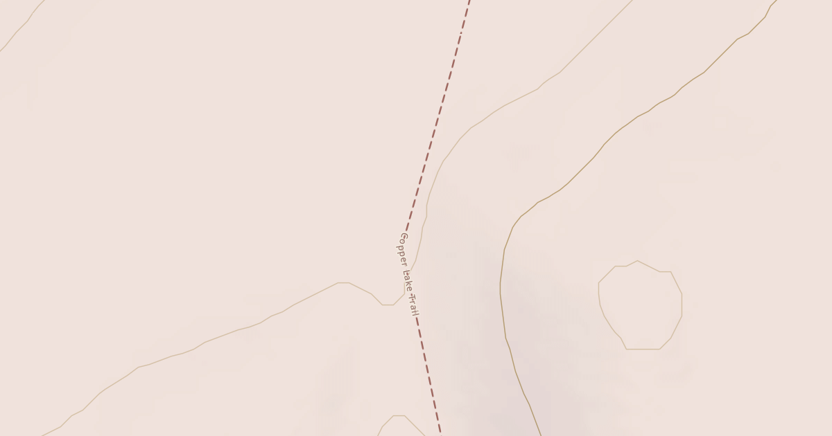Map preview of Copper Lake Trail