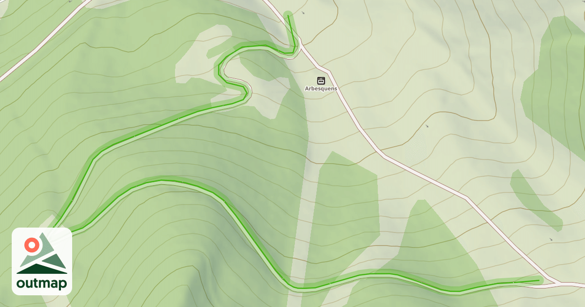 Map of Balade du Lac
