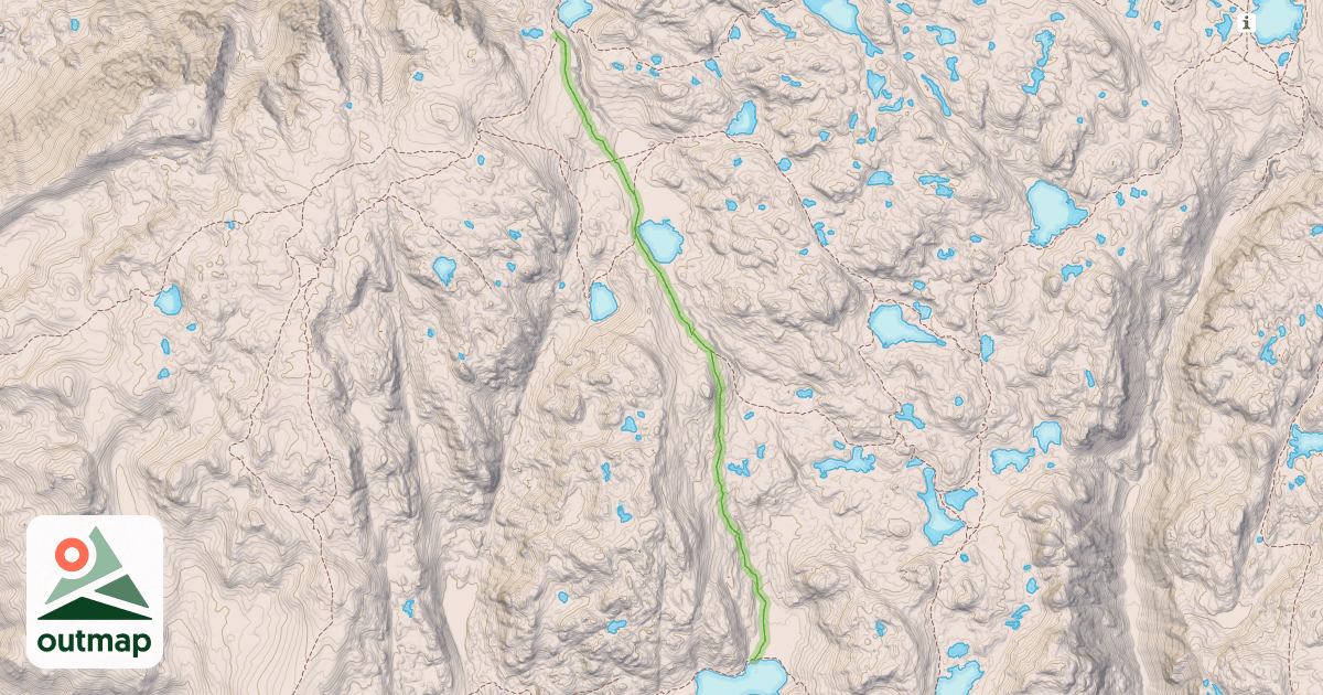 Map of Palmer Lake Trail