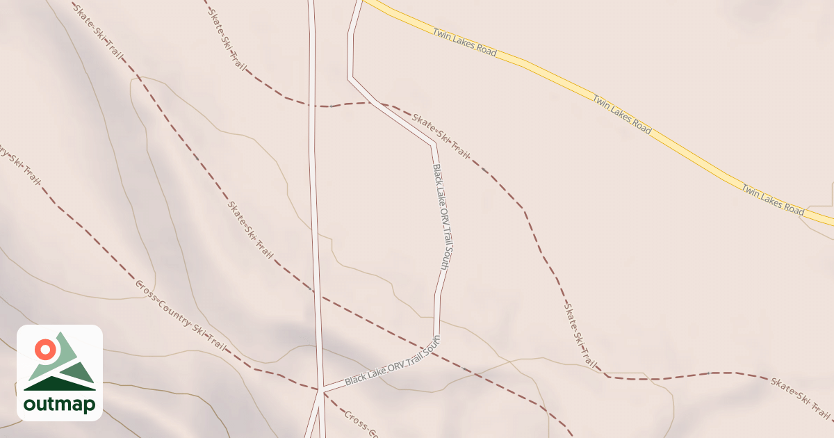 Map of Black Lake Trail