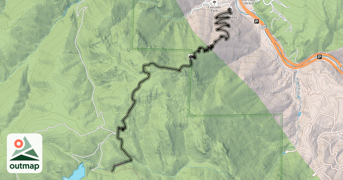 Map of Heizer