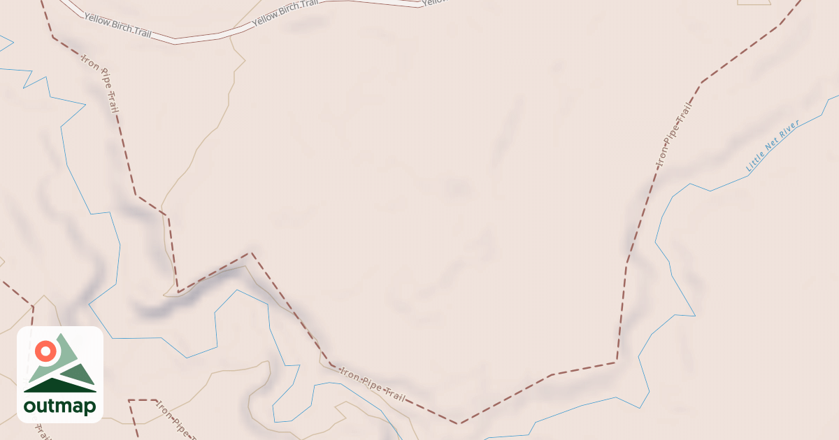 Map of Straight Arrows Trail