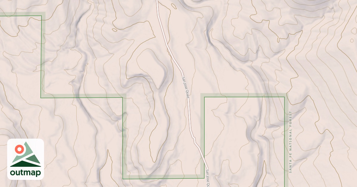 Map of SAN JOSE QUAD