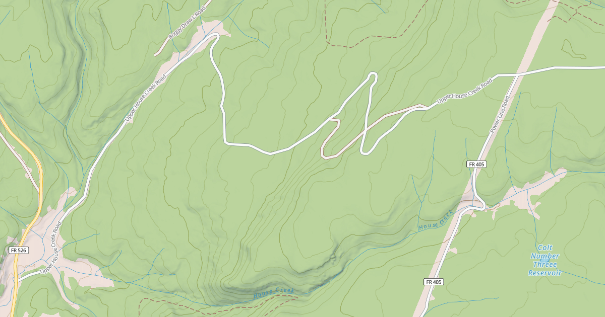 Map preview of UPPER HOUSE CRK