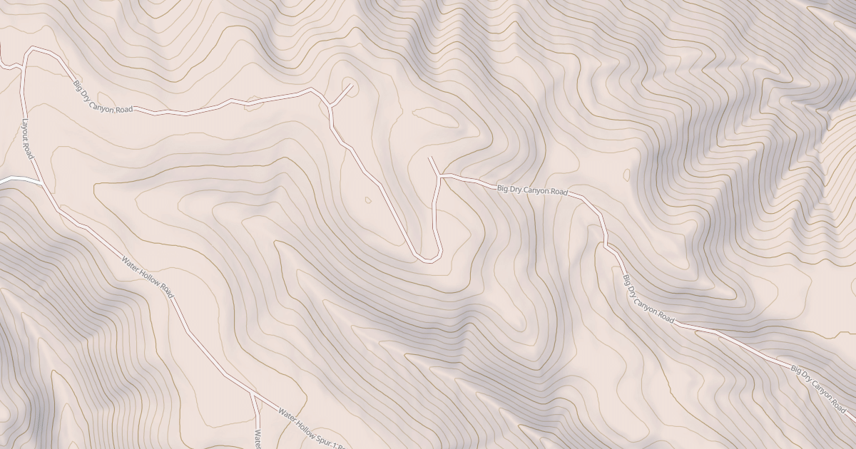 Map preview of BIG DRY CANYON