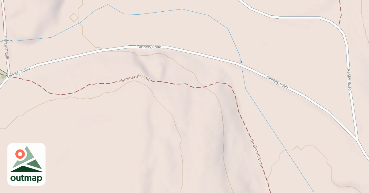 Map of Pinchot State Forest - Thornhurst Snowmobile Trails