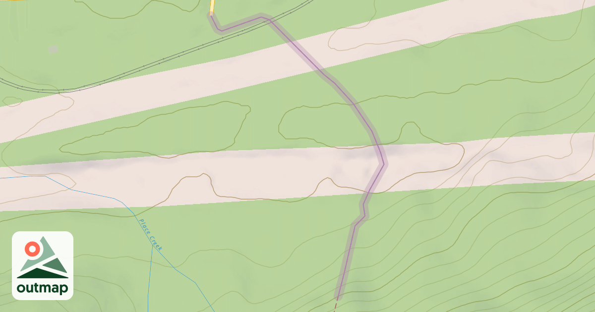 Map of Place Glacier Trail