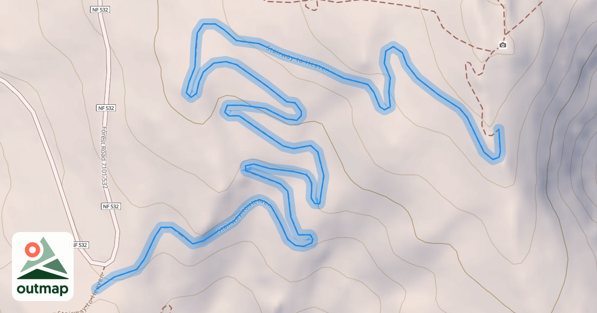 Map of Stairway to Heaven