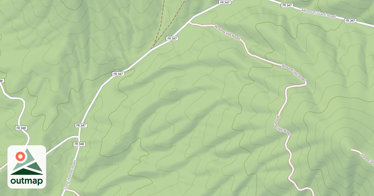 Map of AROUND HILL