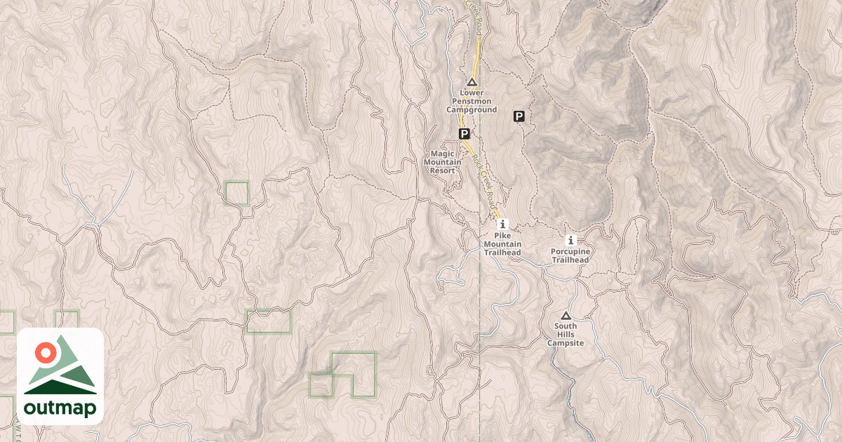 Map of UPPER DEADLINE