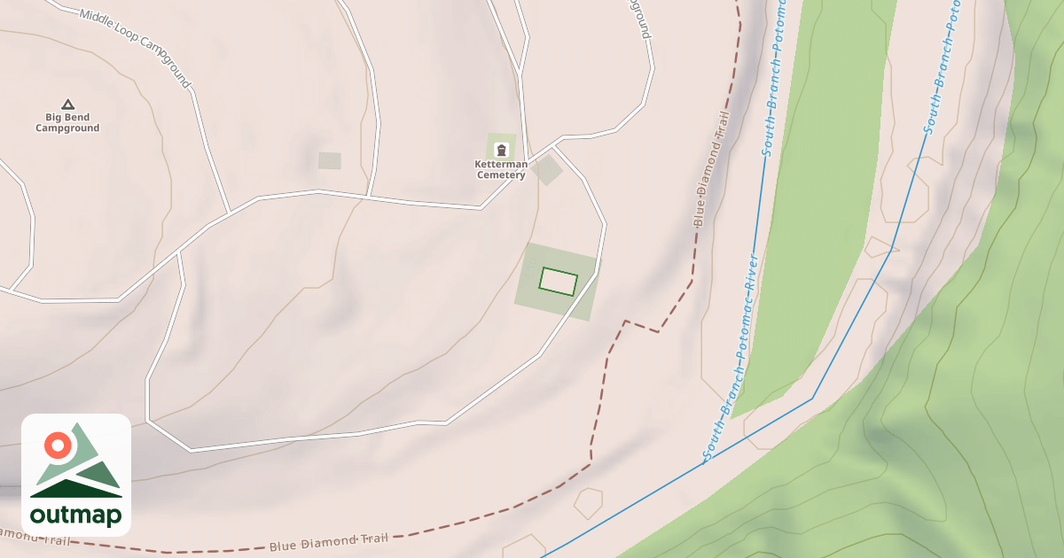 Map of BIG BEND CG SPUR CA