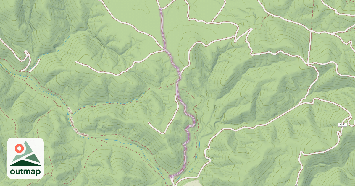 Map of Piste H93 - Plan Gournier