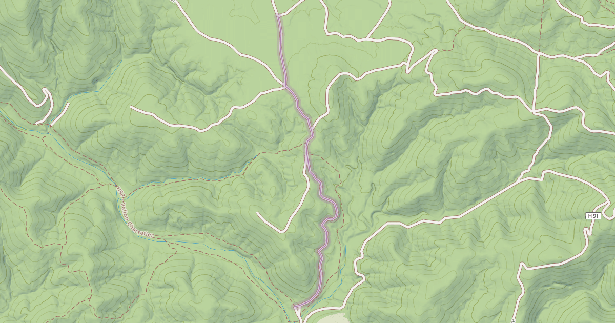 Map preview of Piste H93 - Plan Gournier
