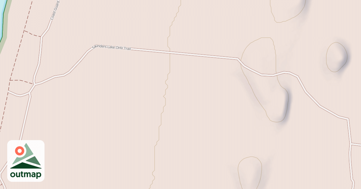 Map of Saunders Lake Ohv Trail