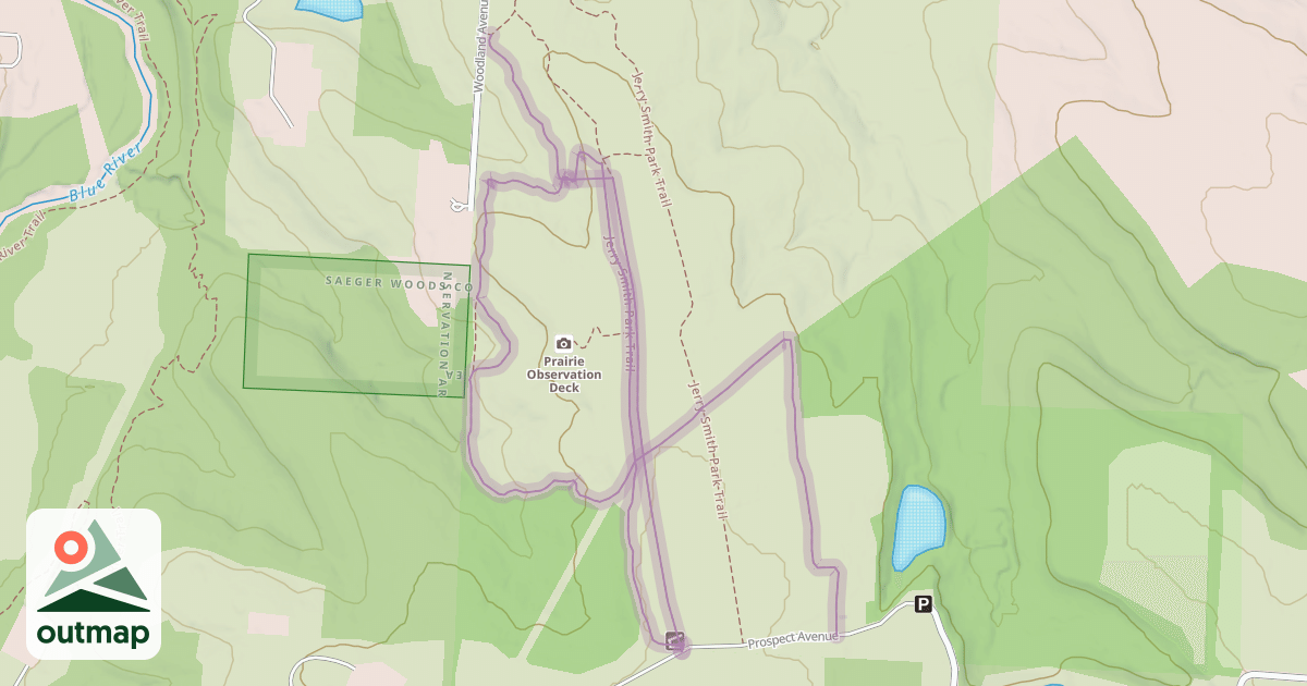 Map of Jerry Smith Park Trail