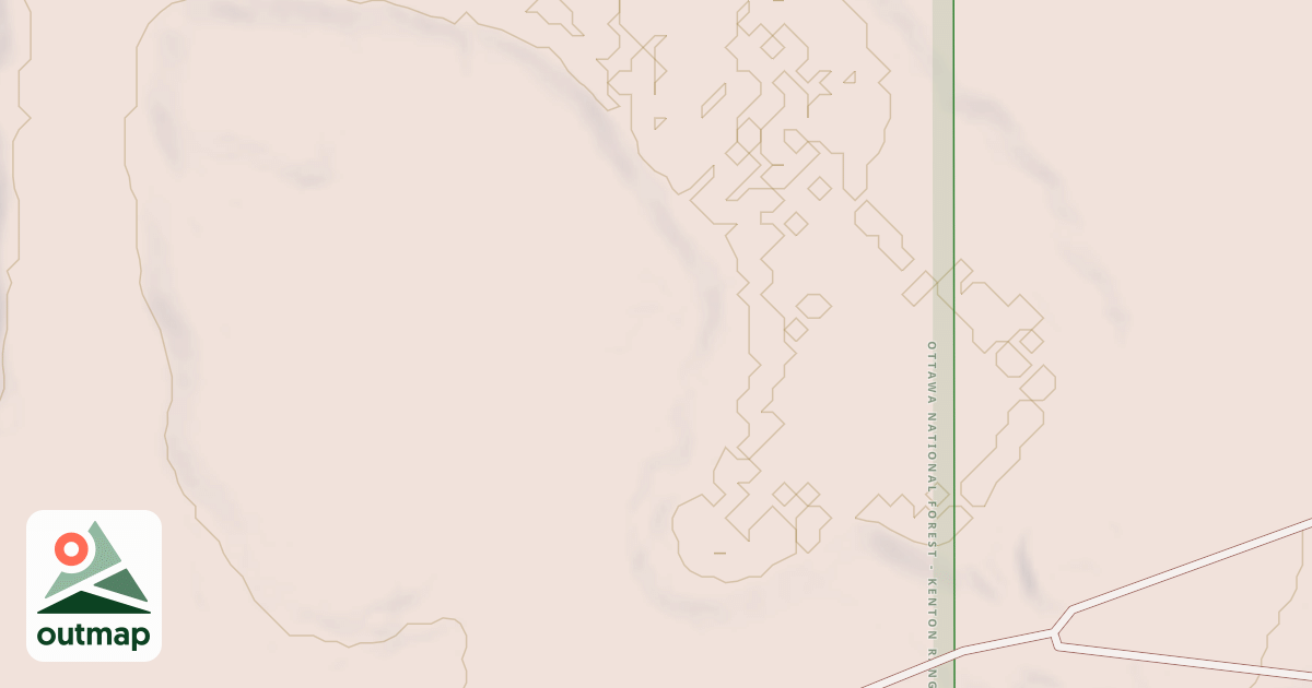 Map of USFS Motor Vehicle Use Map Trails 21844