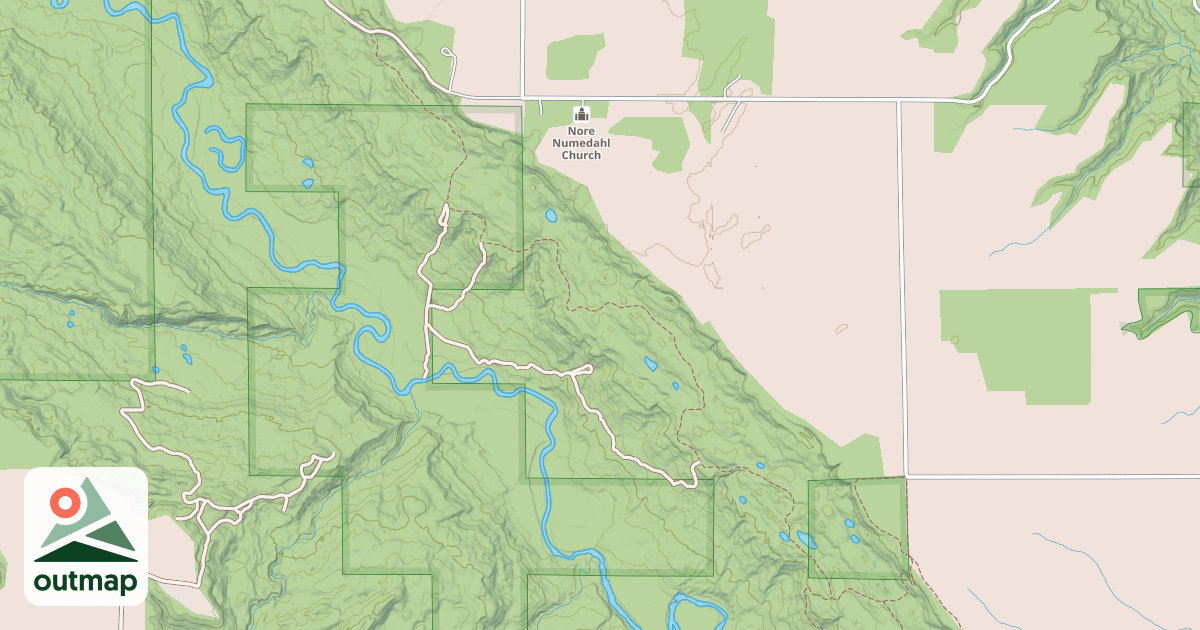 Map of Elk Spoor