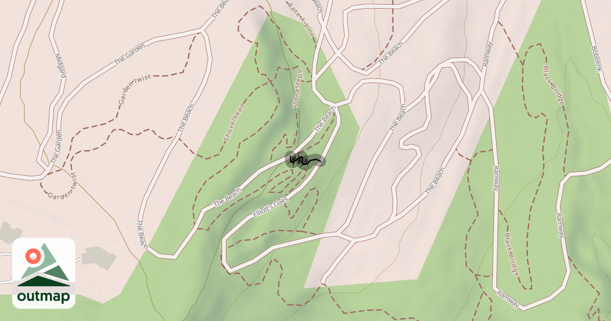 Map of Monster berms