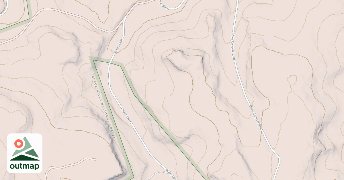 Map of BOLES CANYON BR 7K
