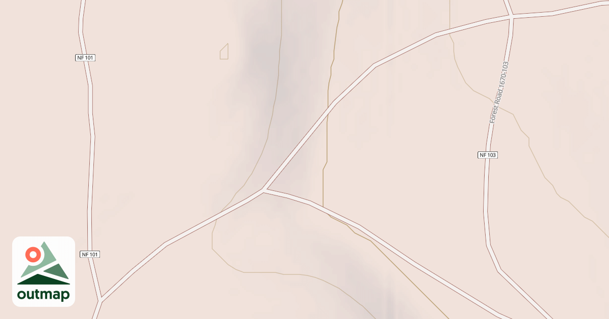 Map of USFS Motor Vehicle Use Map Roads {89E18DDA-7F3F-4984-A58E-16886F34E75C}