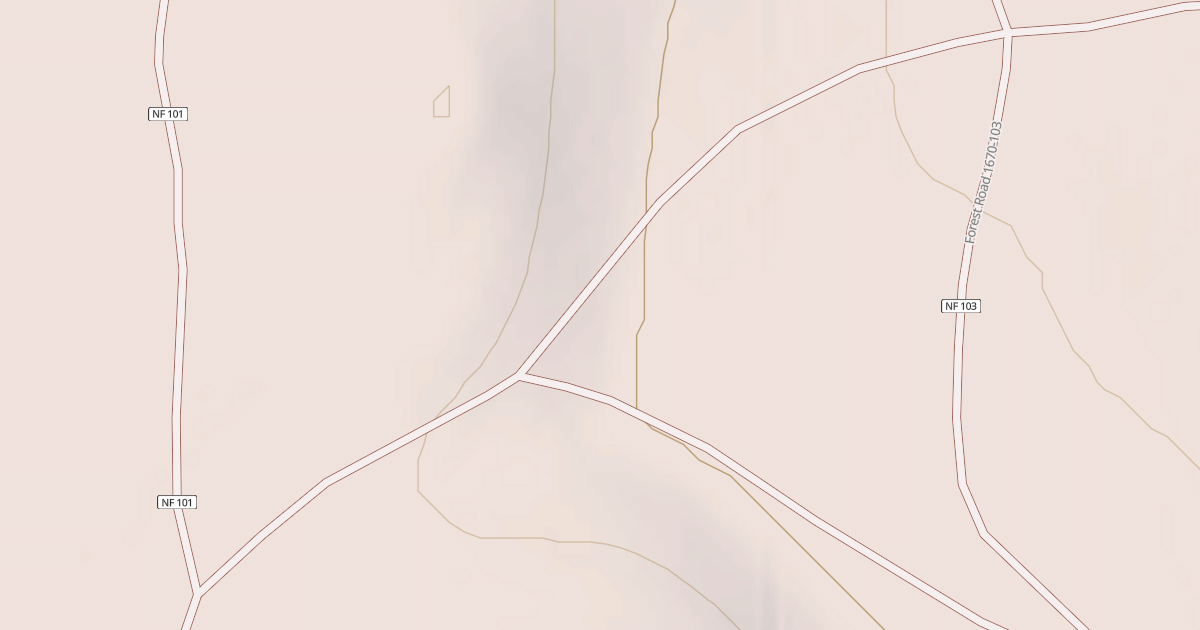 Map preview of USFS Motor Vehicle Use Map Roads {89E18DDA-7F3F-4984-A58E-16886F34E75C}