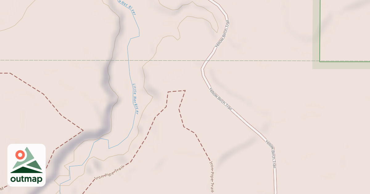 Map of Straight Arrows Trail