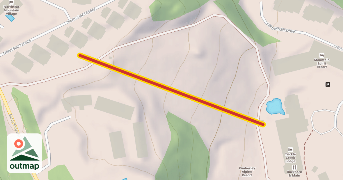 Map of Owl T-Bar