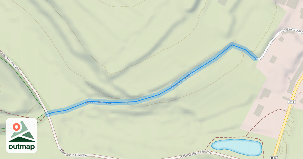 Map of Chasse du Moulin
