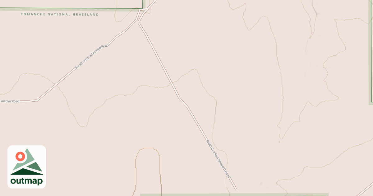 Map of SOUTH CROOKED ARROYO D