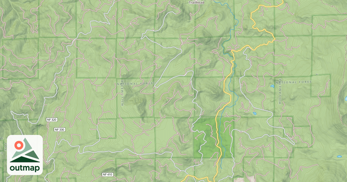 Map of HOLMAN CREEK RD