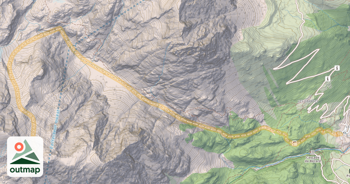 Map of Col des Tours — Le Couteray