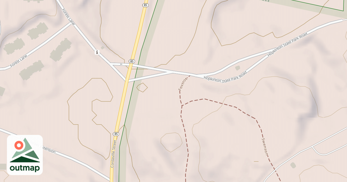 Map of Foxtrot Trail