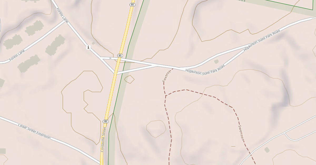 Map preview of Foxtrot Trail