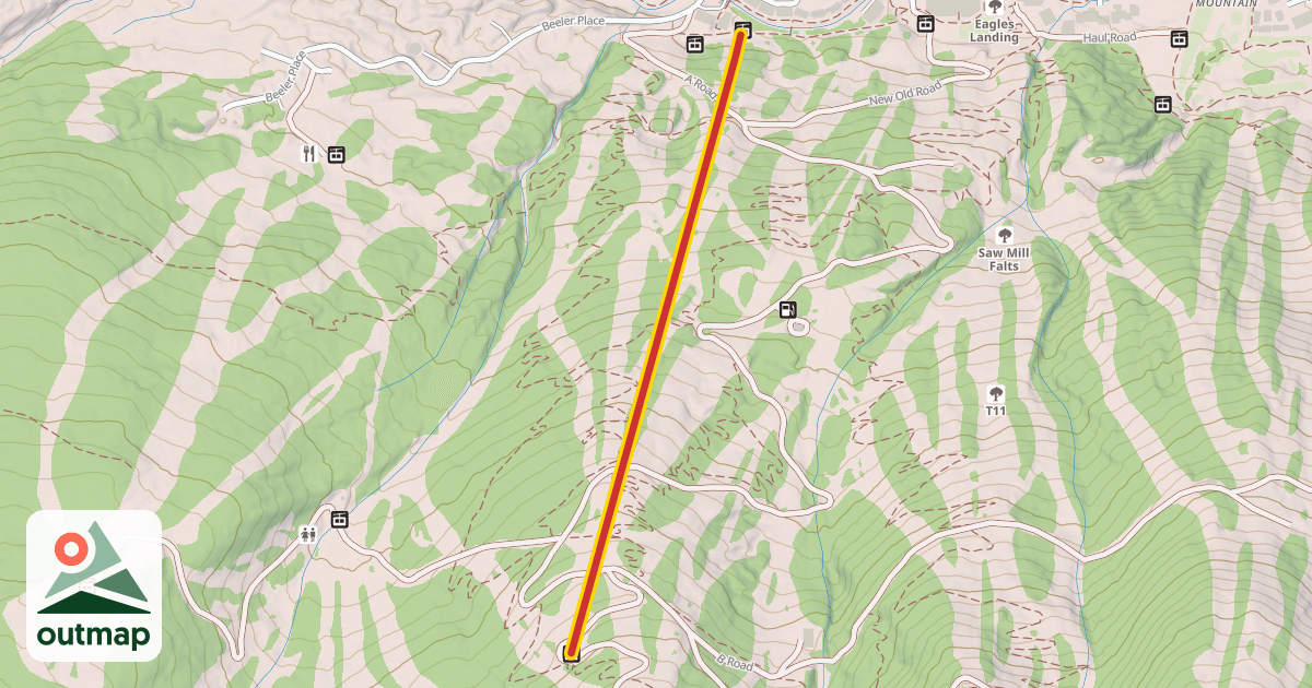 Map of Woodward Express