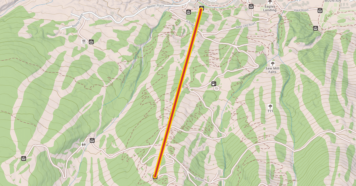 Map preview of Woodward Express