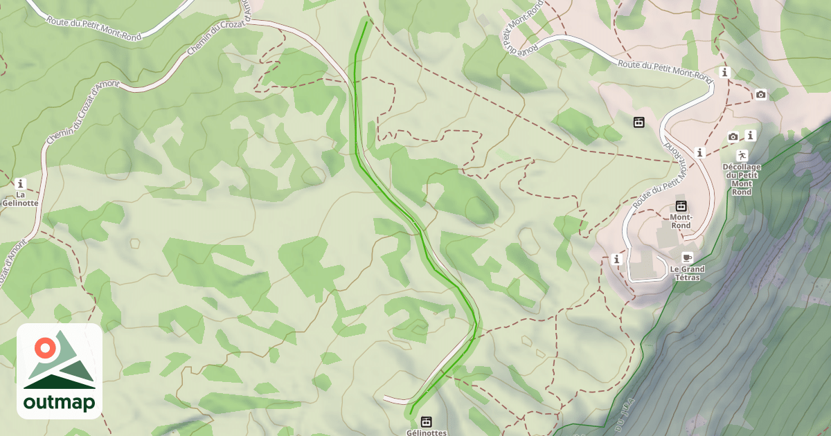 Map of Les Lys