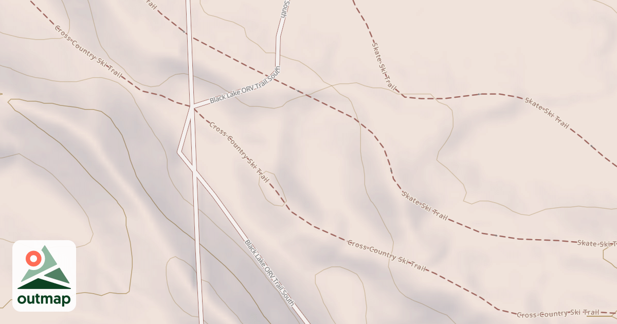 Map of Black Lake Trail