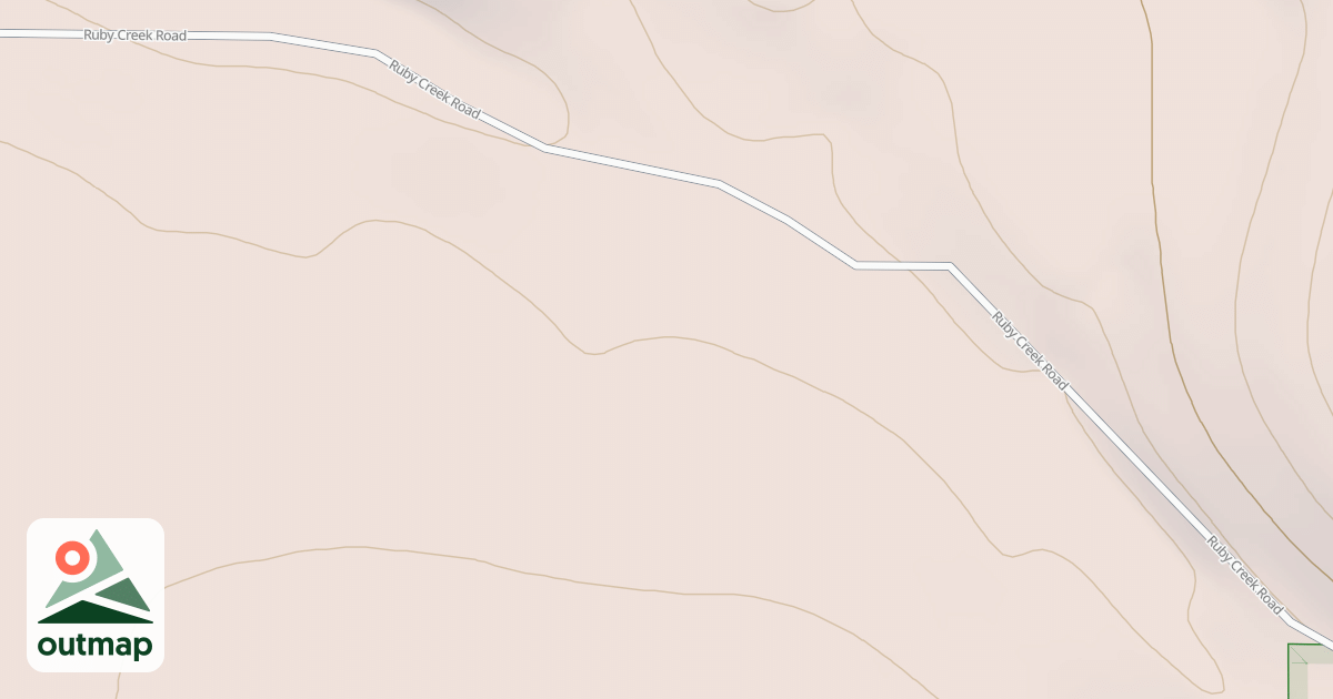 Map of RUBY CREEK