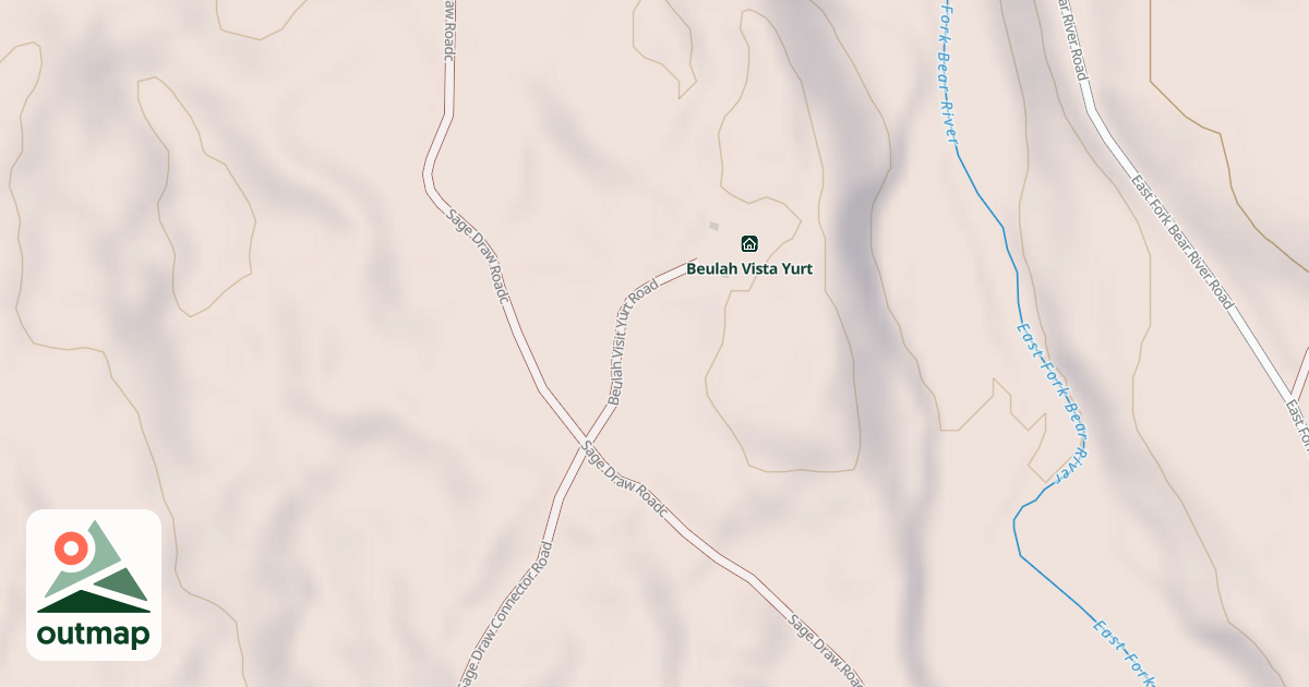 Map of BEULAH VISTA YURT