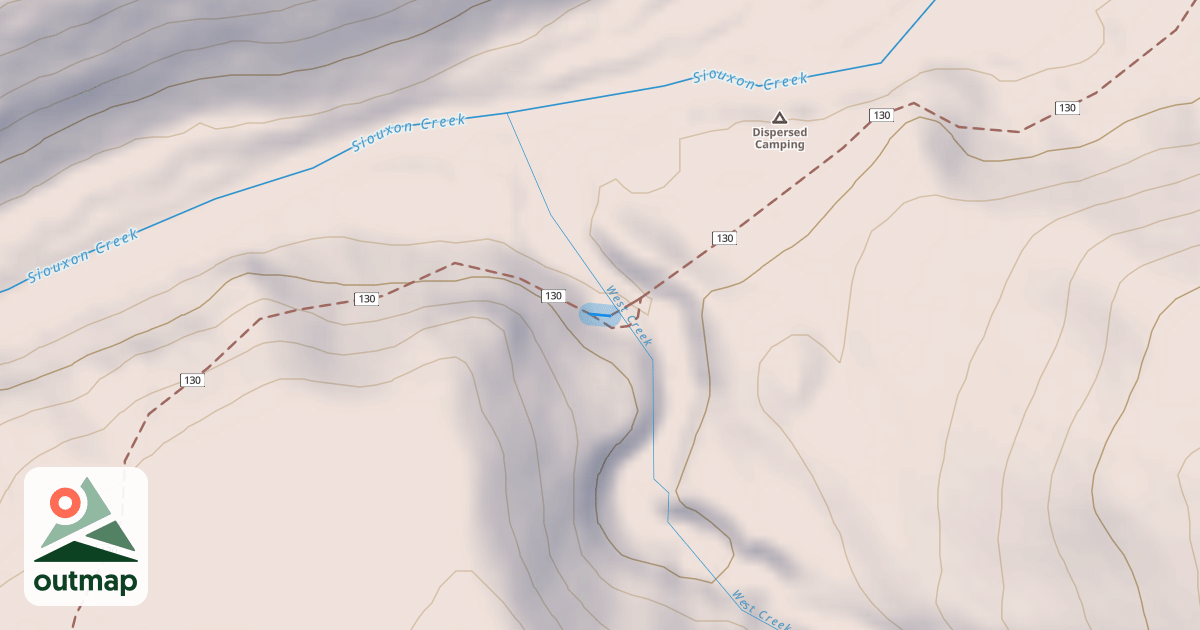 Map of Siouxon Trail #130