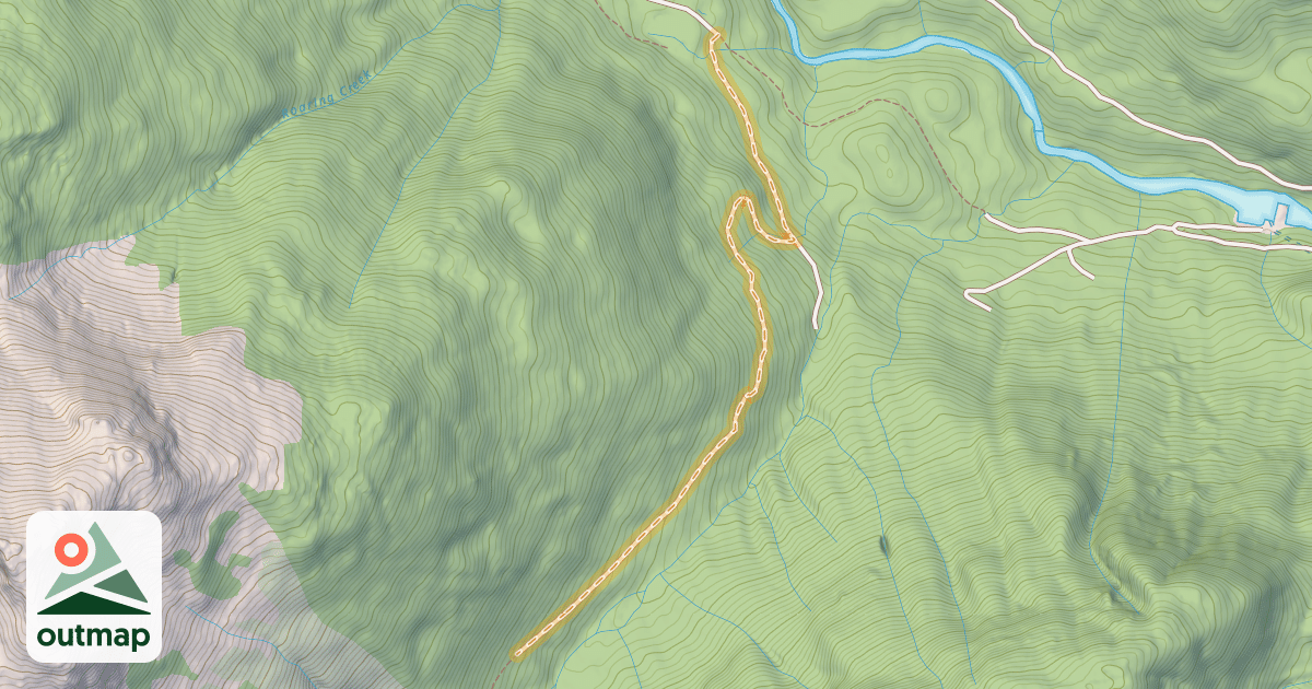 Map of A610 Pokosha Creek Road